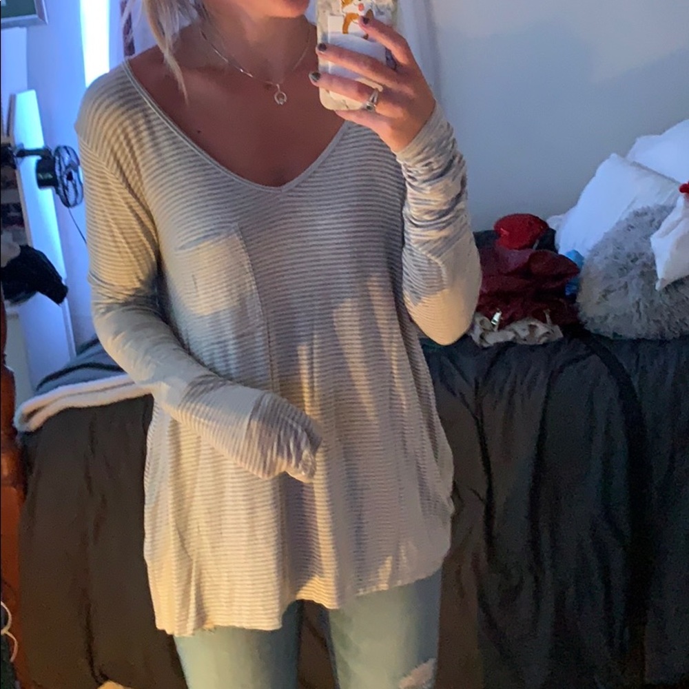 Stripped long sleeve